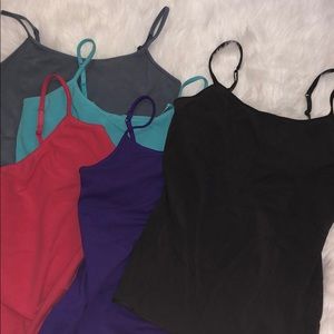 **LOT** express most loved cami shelf bra tank